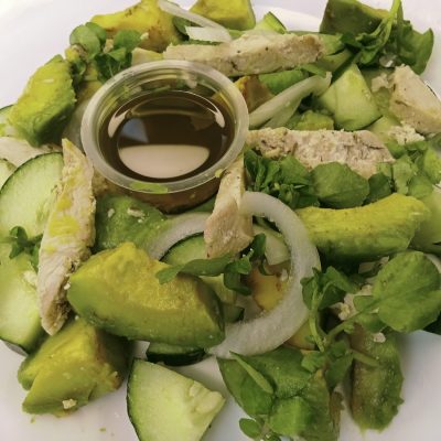 Chicken avocado watercress